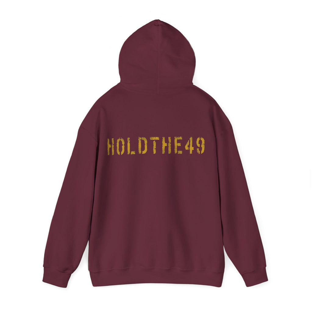 HOLDTHE49 Vintage Military Stencil Hoodie, alternate view