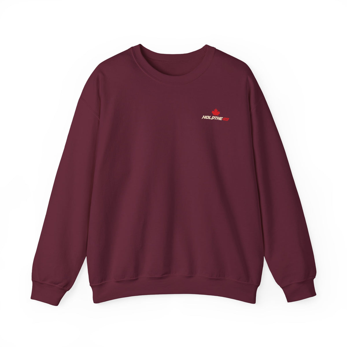 HOLDTHE49 Predator Goose Crewneck in Maroon