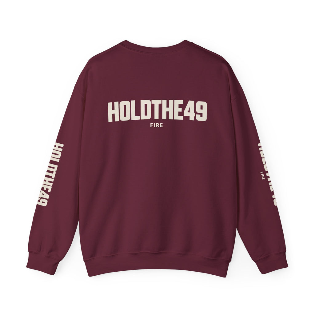 HOLDTHE49 Services Fire Full Print Crewneck, alternate view