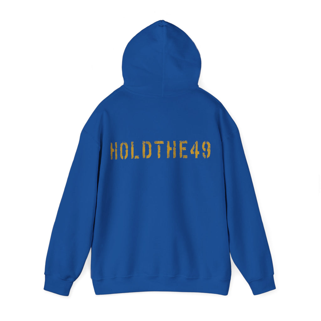 HOLDTHE49 Vintage Military Stencil Hoodie, alternate view