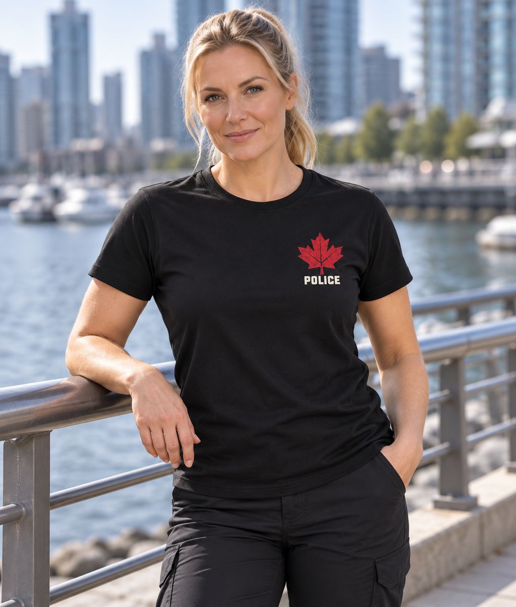 HOLDTHE49 Services Police Tee, lifestyle photo