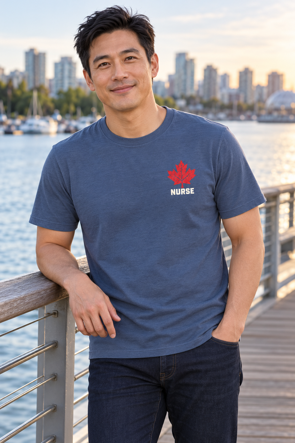 HOLDTHE49 Services Nurse Tee, lifestyle photo