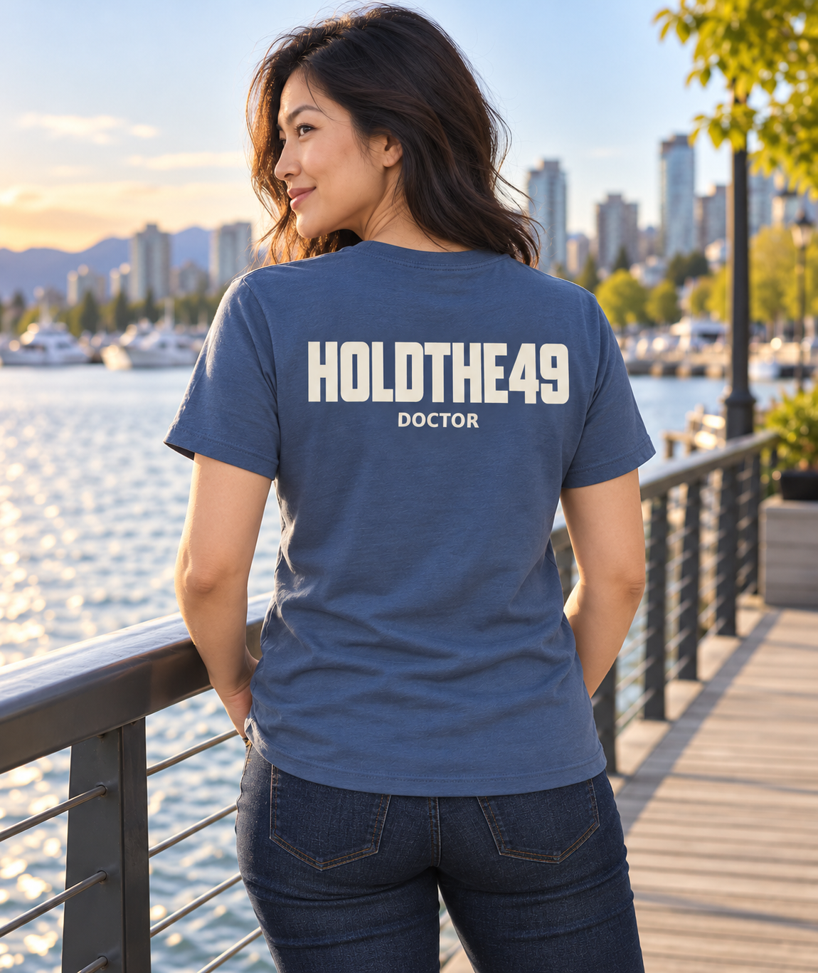 HOLDTHE49 Services Doctor Tee, lifestyle photo