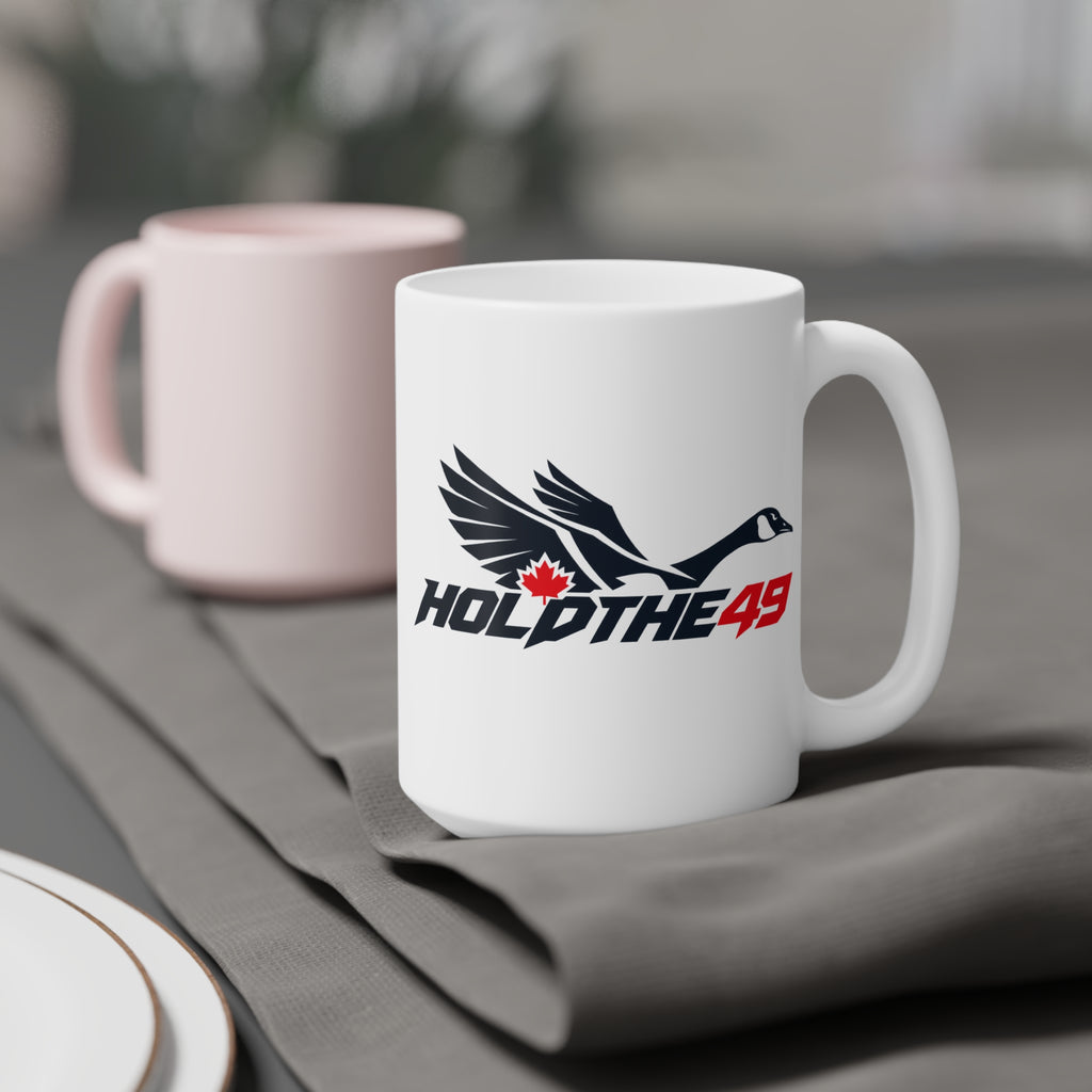 HOLDTHE49 Lifestyle Predator Goose Ceramic Mug, alternate view