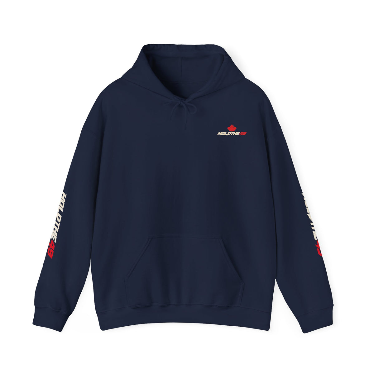 HOLDTHE49 Predator Goose Full Print Hoodie in Navy