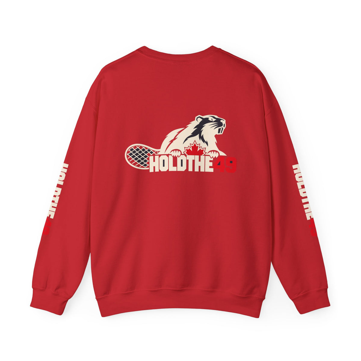 HOLDTHE49 Angry Beaver Full Print Crewneck, alternate view