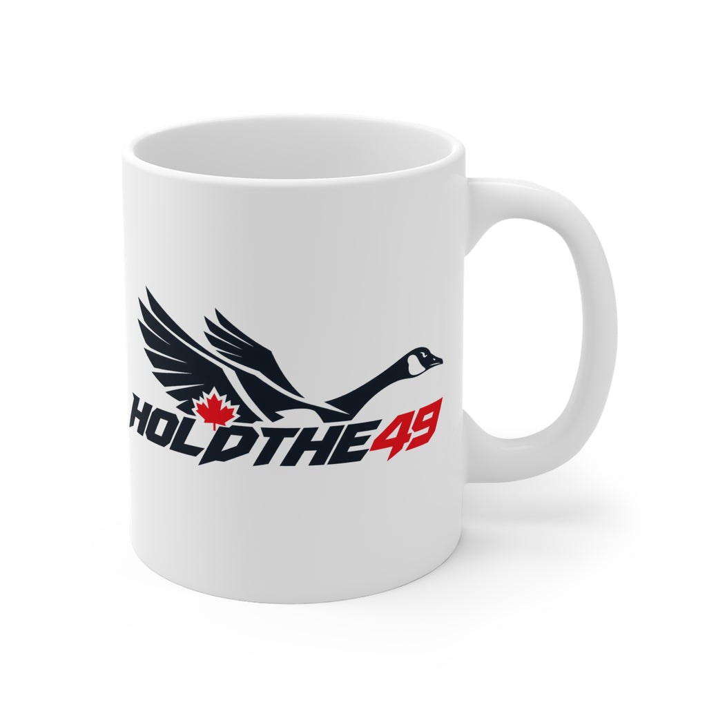 HOLDTHE49 Lifestyle Predator Goose Ceramic Mug, alternate view