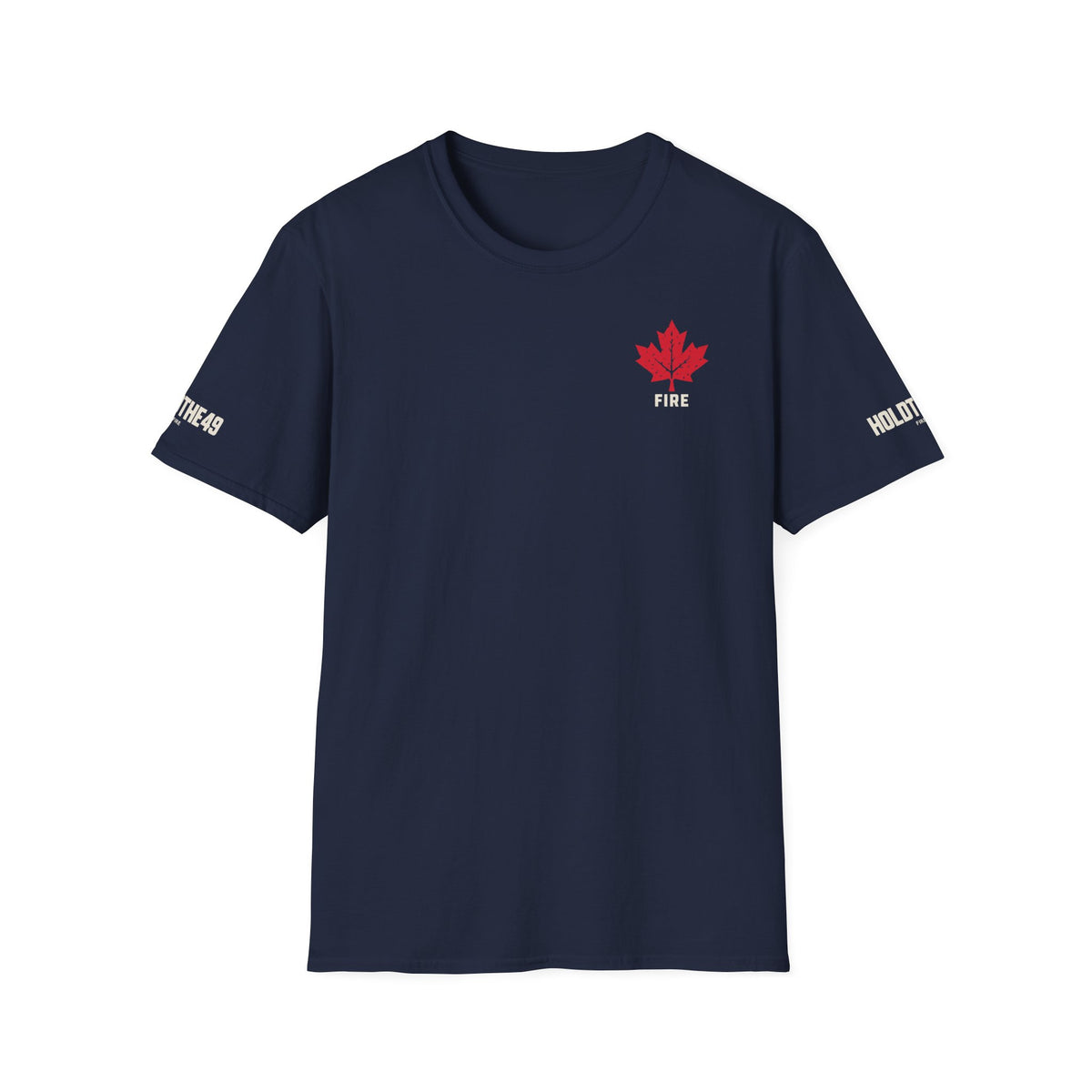 HOLDTHE49 Services Fire Full Print Tee in Navy