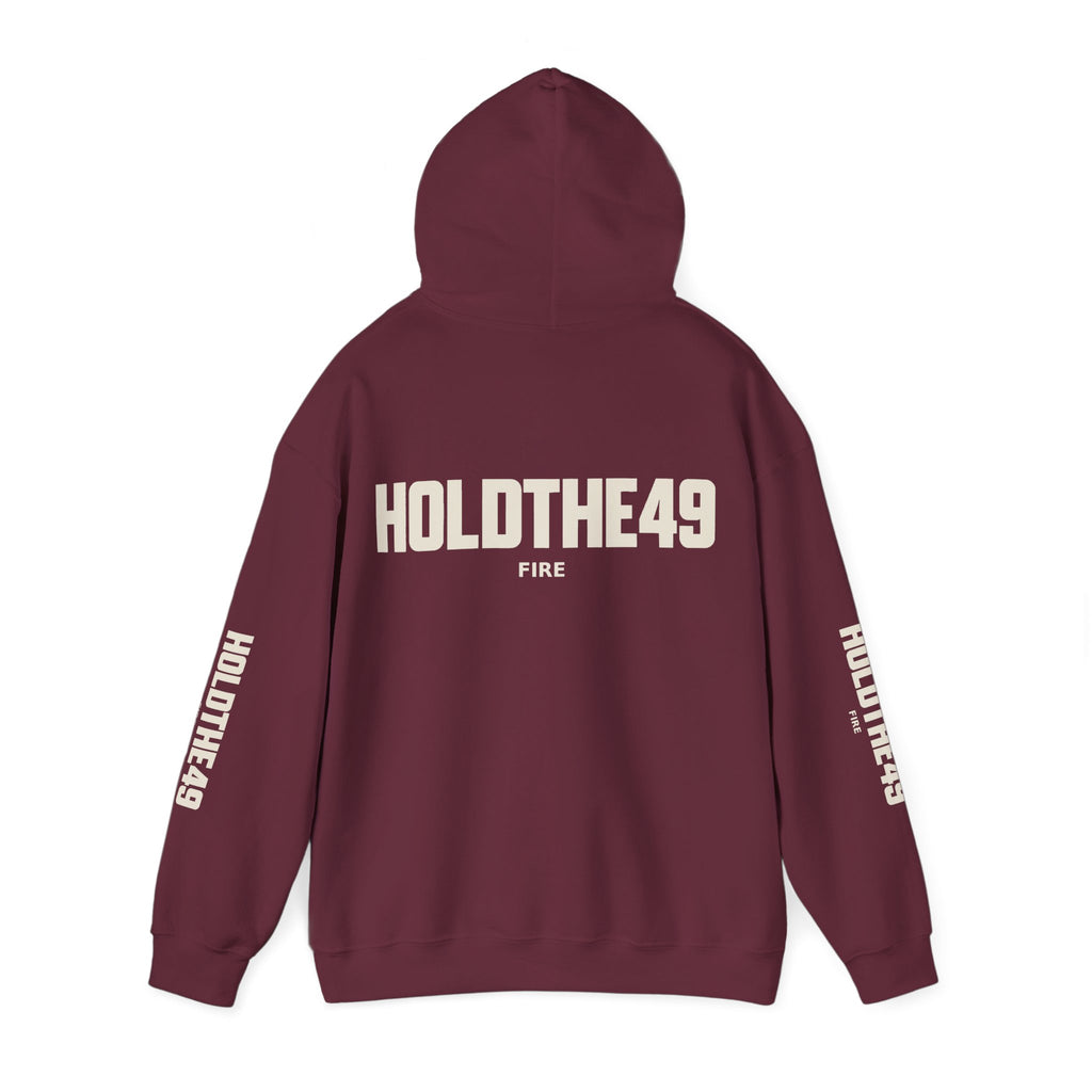 HOLDTHE49 Services Fire Full Print Hoodie, alternate view