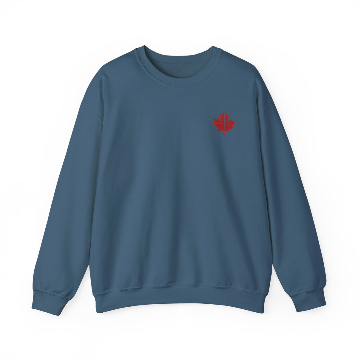 HOLDTHE49 Vintage Military Stencil Crewneck in Indigo Blue