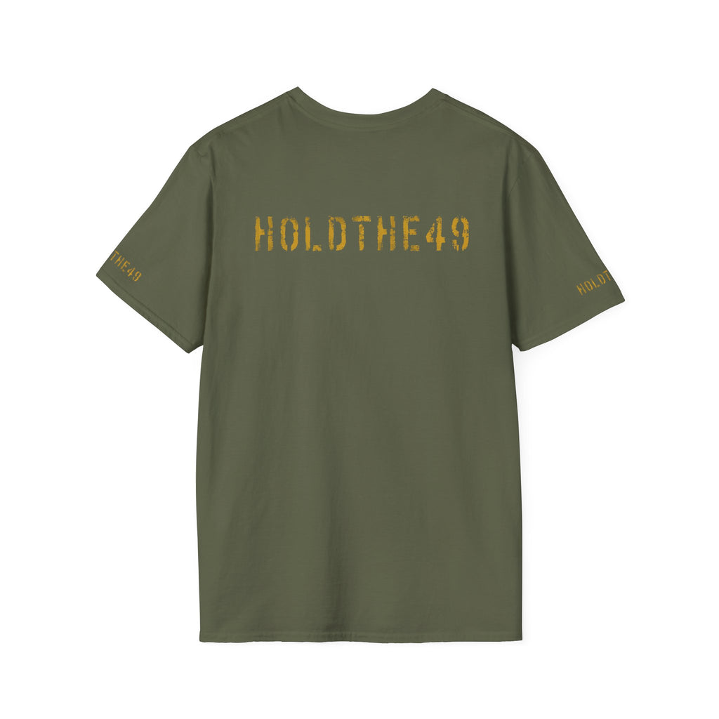 HOLDTHE49 Vintage Military Stencil Tee Full Print, alternate view