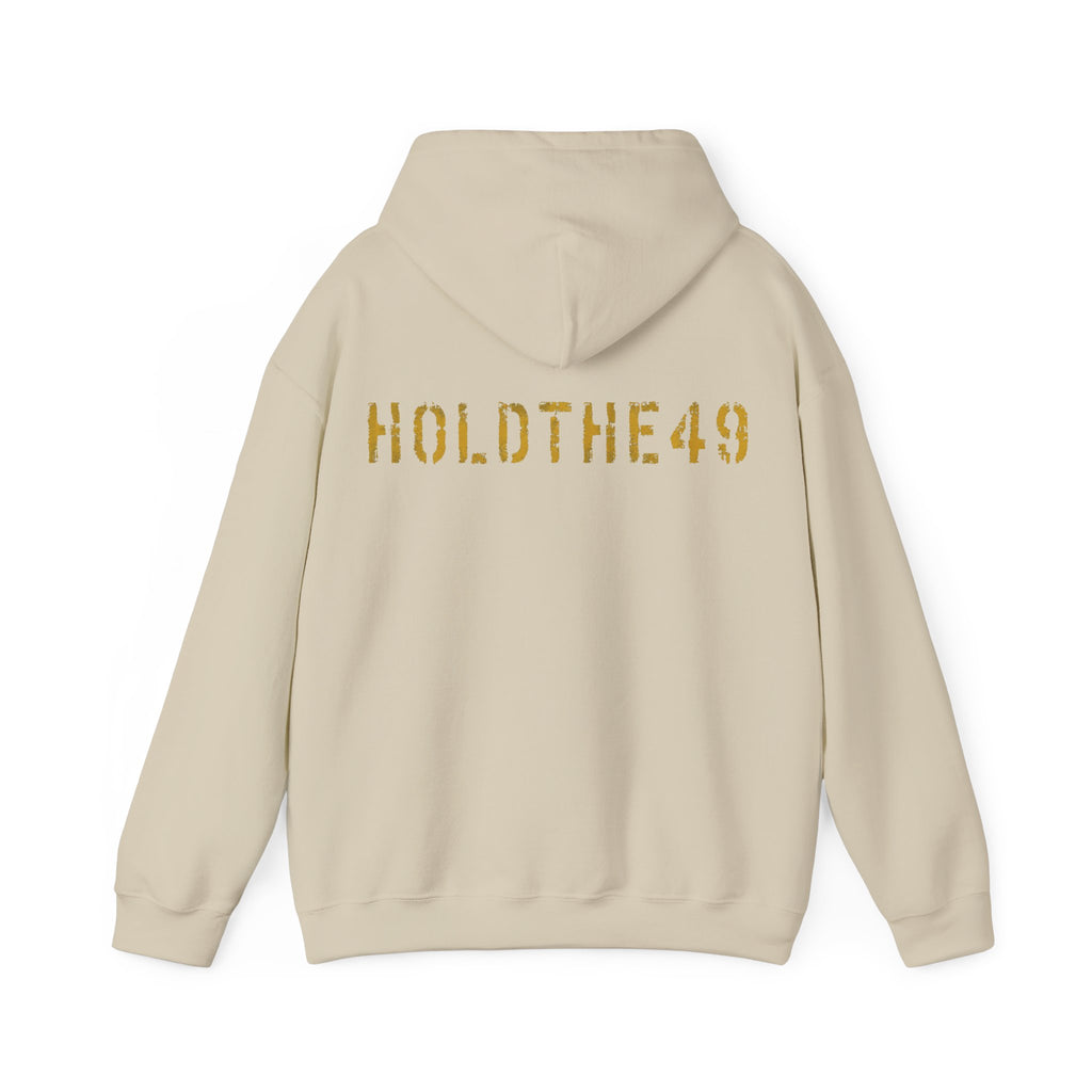 HOLDTHE49 Vintage Military Stencil Hoodie, alternate view