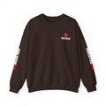 HOLDTHE49 Angry Beaver Full Print Crewneck in Dark Chocolate