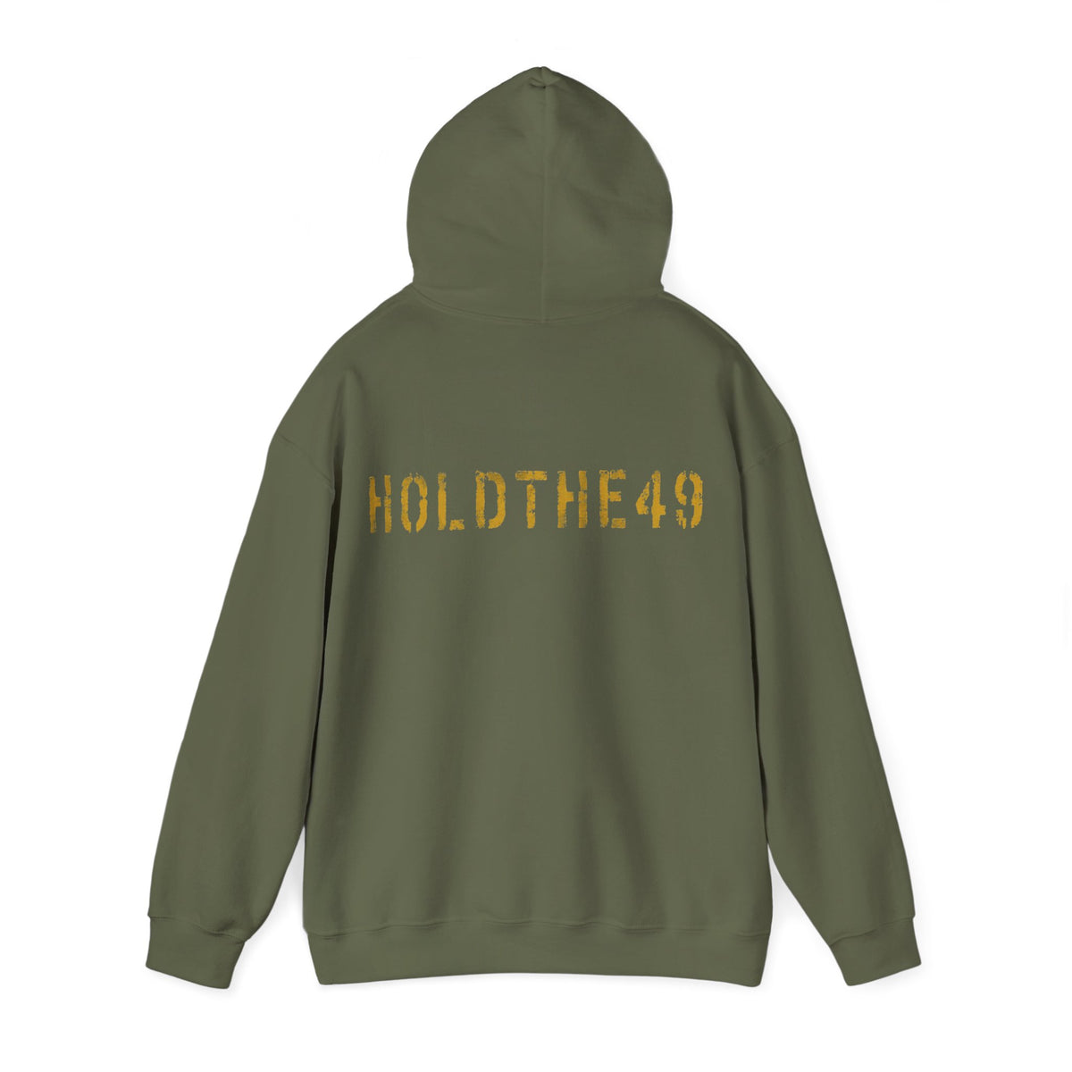 HOLDTHE49 Vintage Military Stencil Hoodie, alternate view