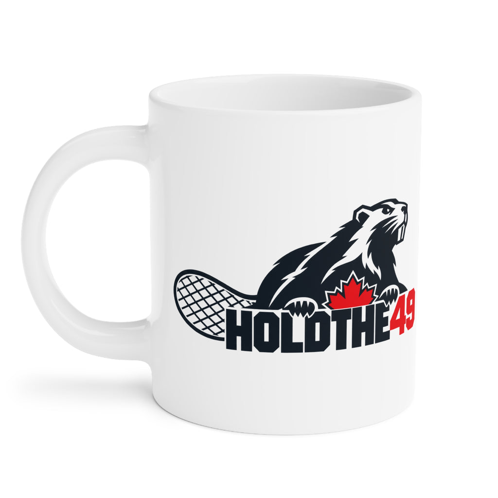 HOLDTHE49 Lifestyle Angry Beaver Ceramic Mug, alternate view