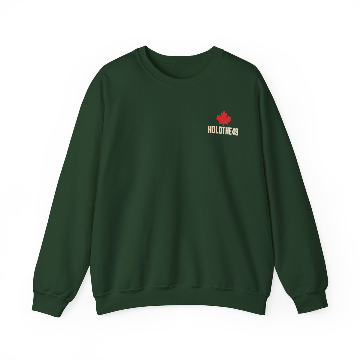 HOLDTHE49 Angry Beaver Crewneck in Forest Green