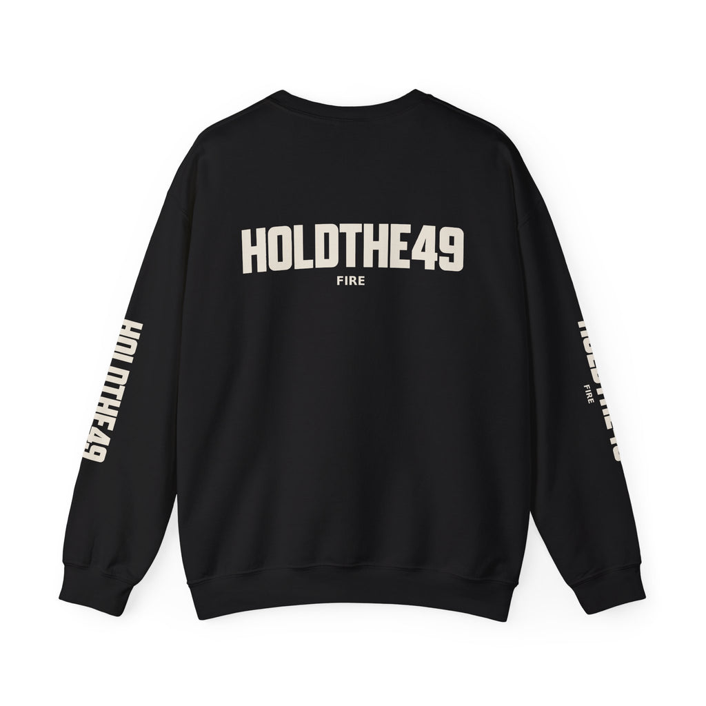 HOLDTHE49 Services Fire Full Print Crewneck, alternate view