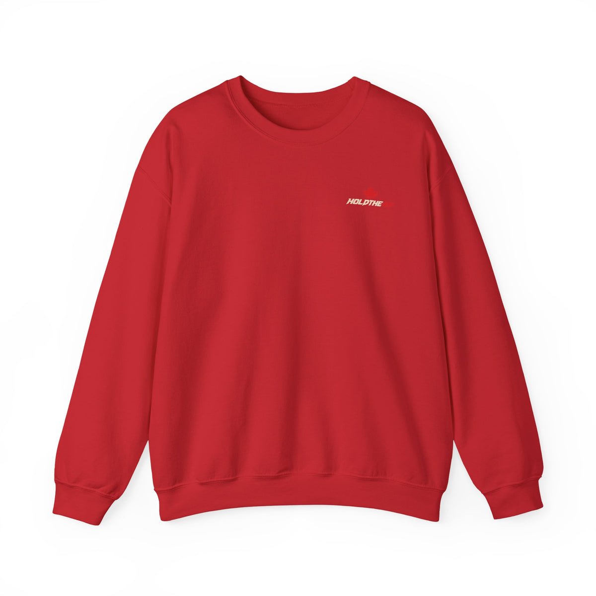 HOLDTHE49 Predator Goose Crewneck in Red