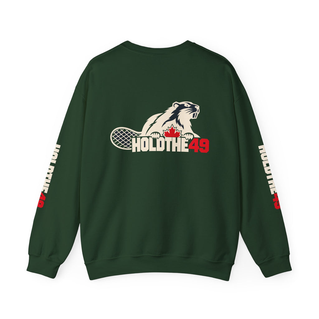 HOLDTHE49 Angry Beaver Full Print Crewneck, alternate view