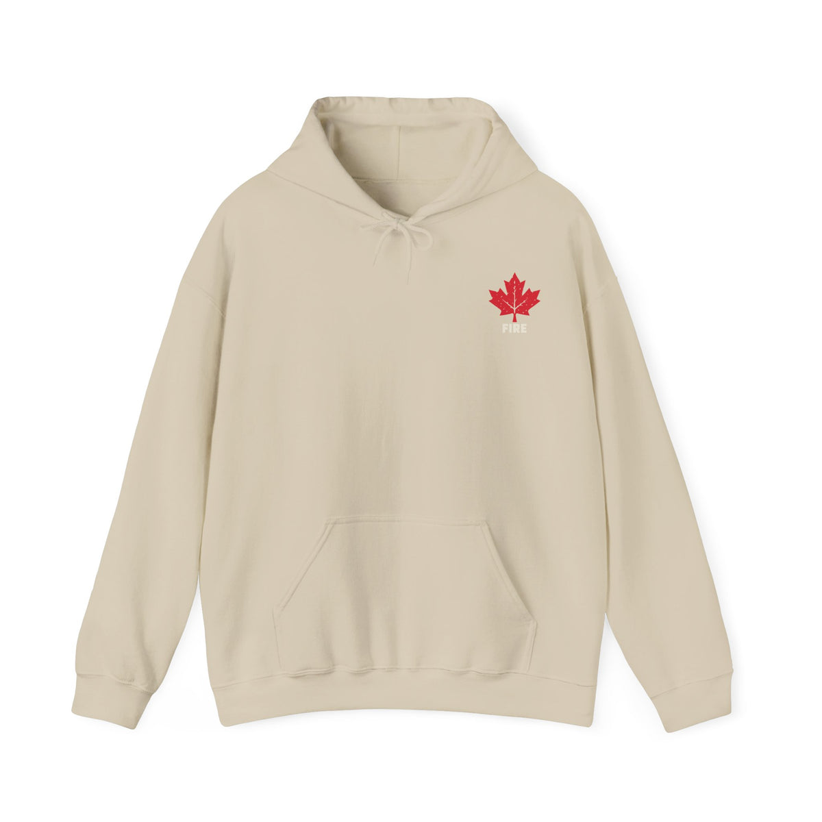 HOLDTHE49 Services Fire Hoodie in Sand