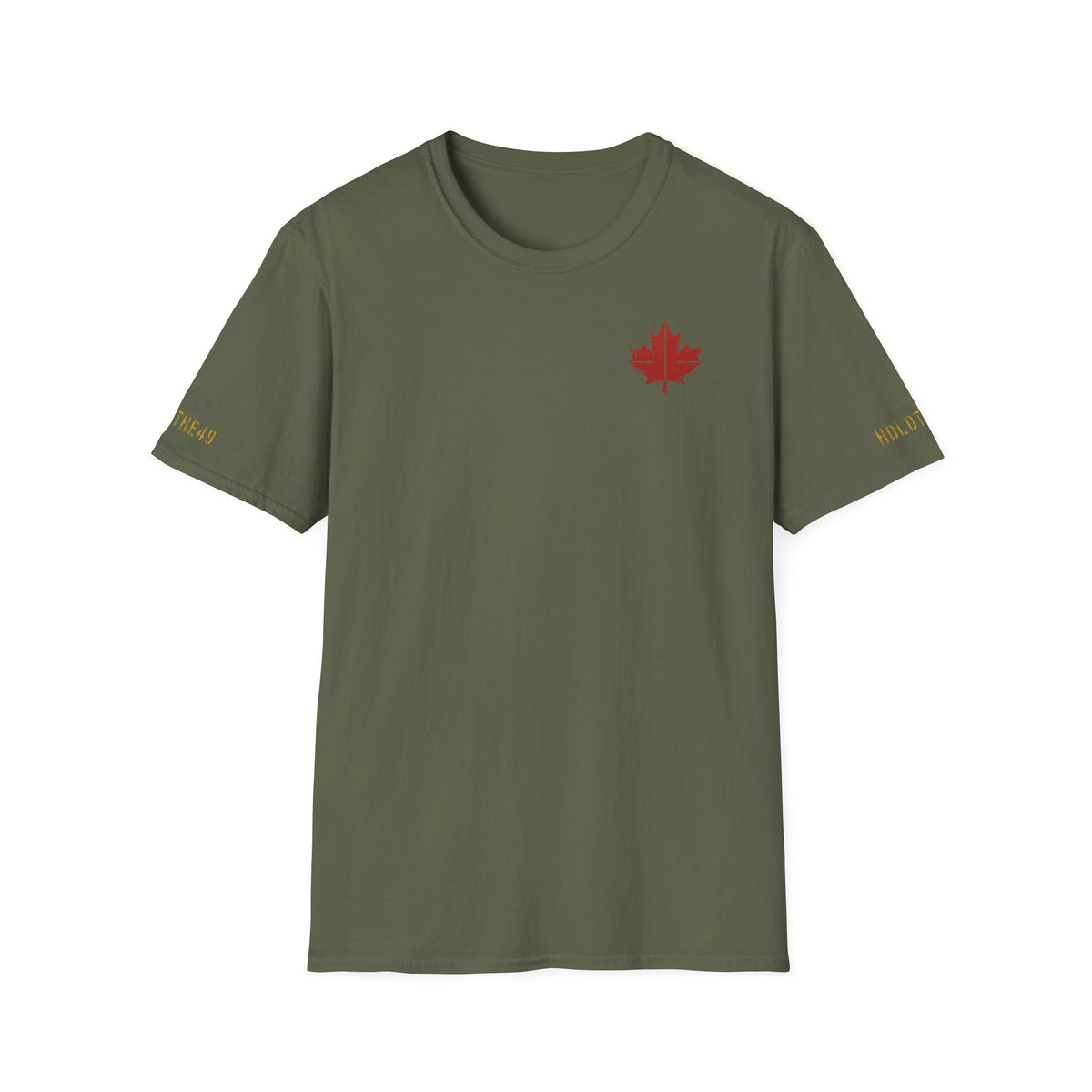 HOLDTHE49 Vintage Military Stencil Tee Full Print, alternate view