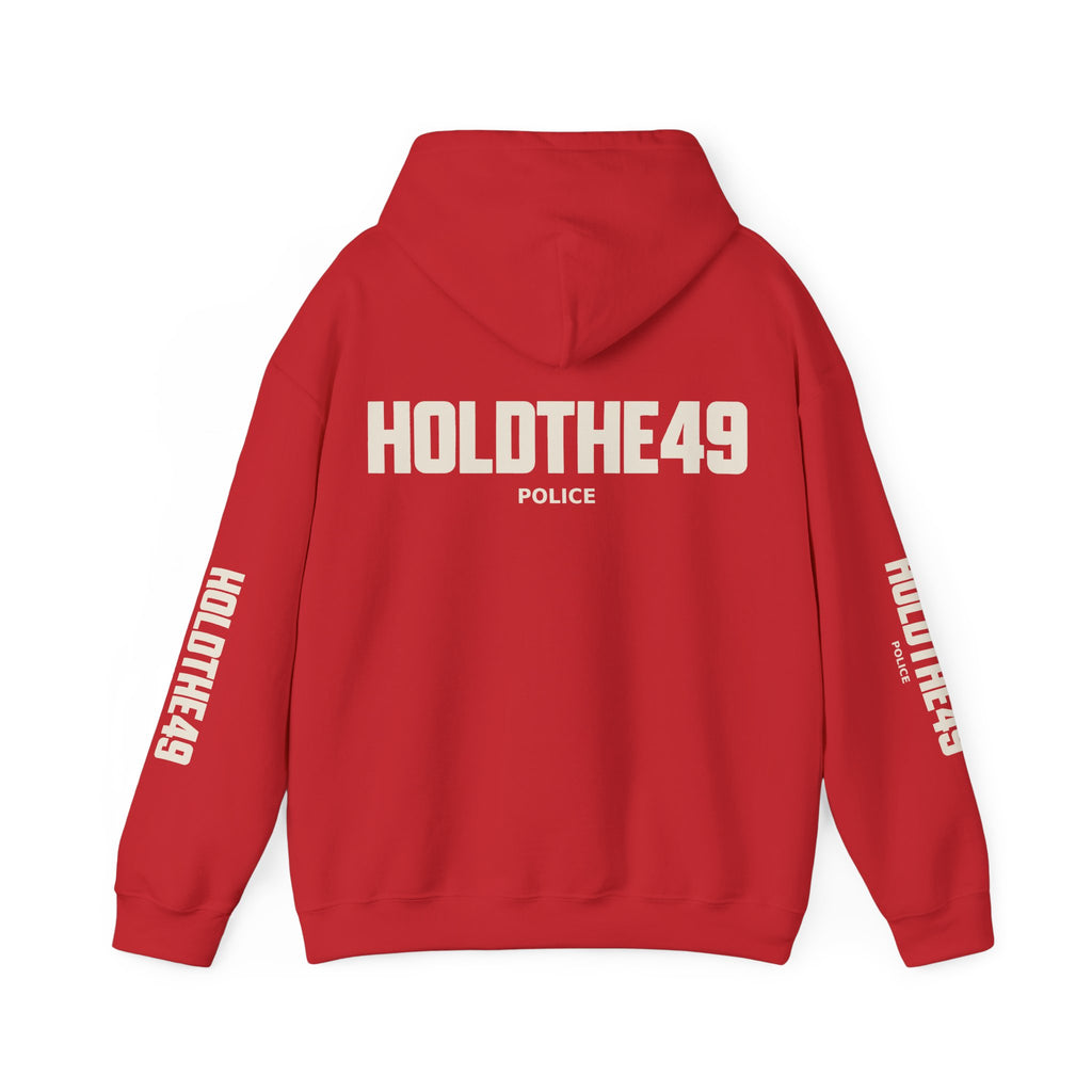 HOLDTHE49 Services Police Full Print Hoodie, alternate view