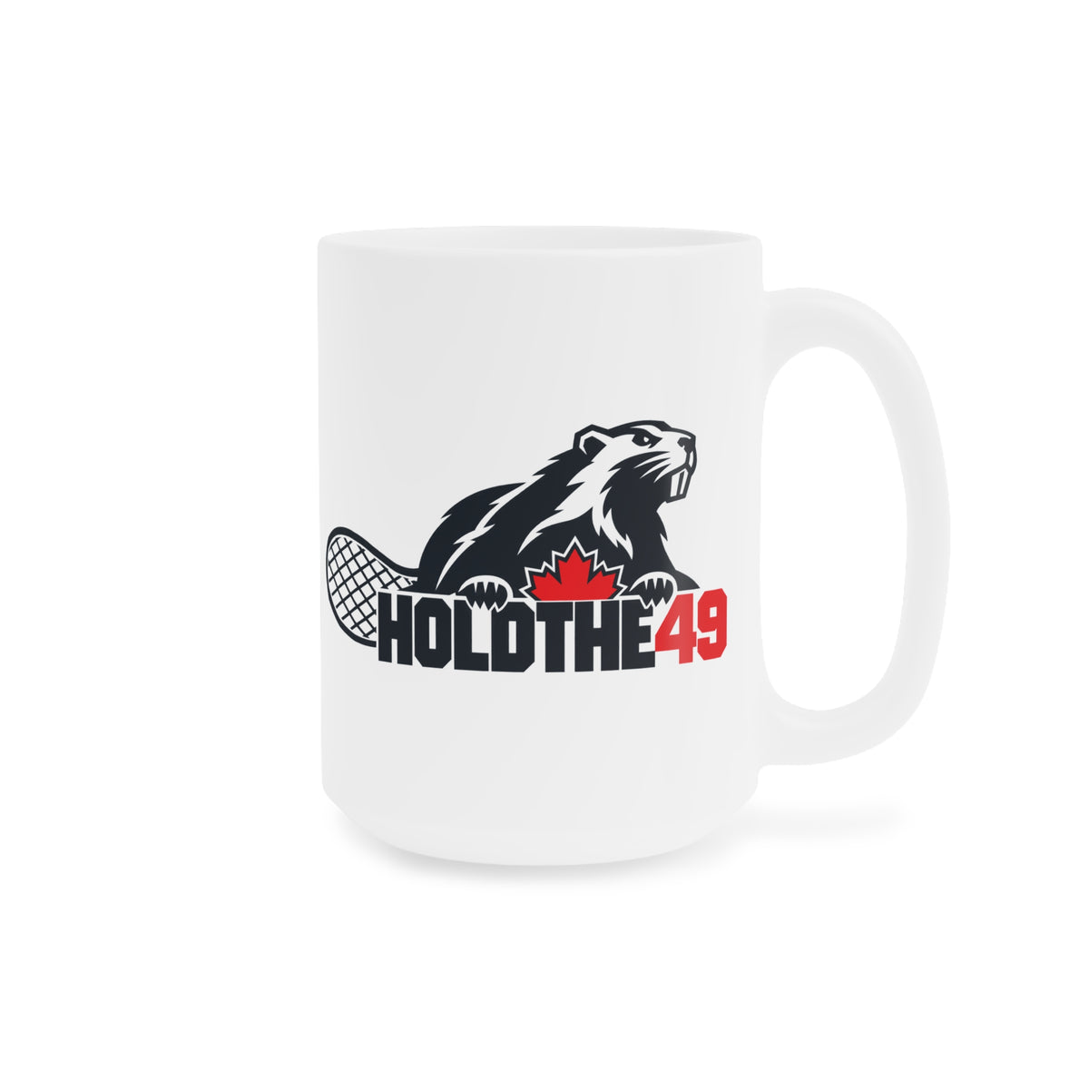 HOLDTHE49 Lifestyle Angry Beaver Ceramic Mug, alternate view