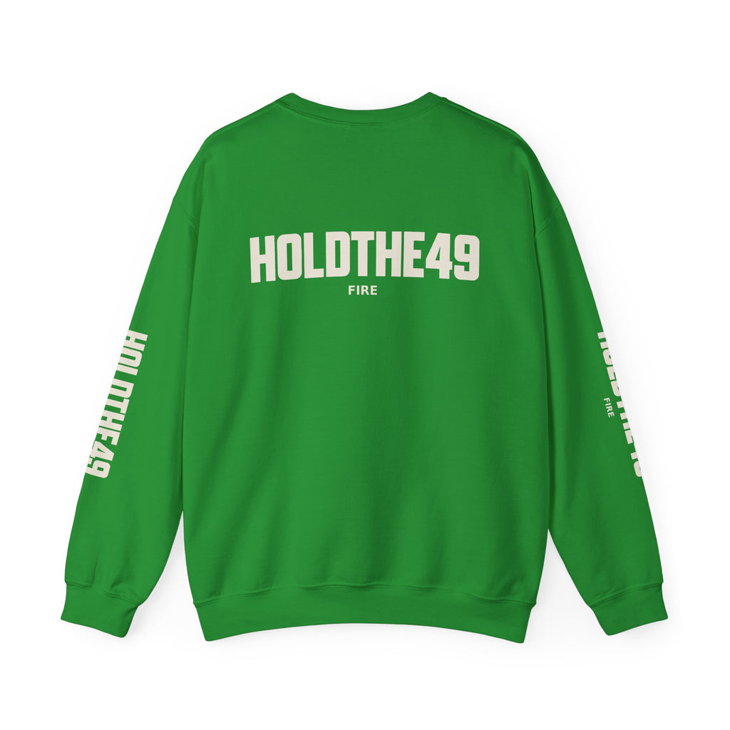 HOLDTHE49 Services Fire Full Print Crewneck, alternate view