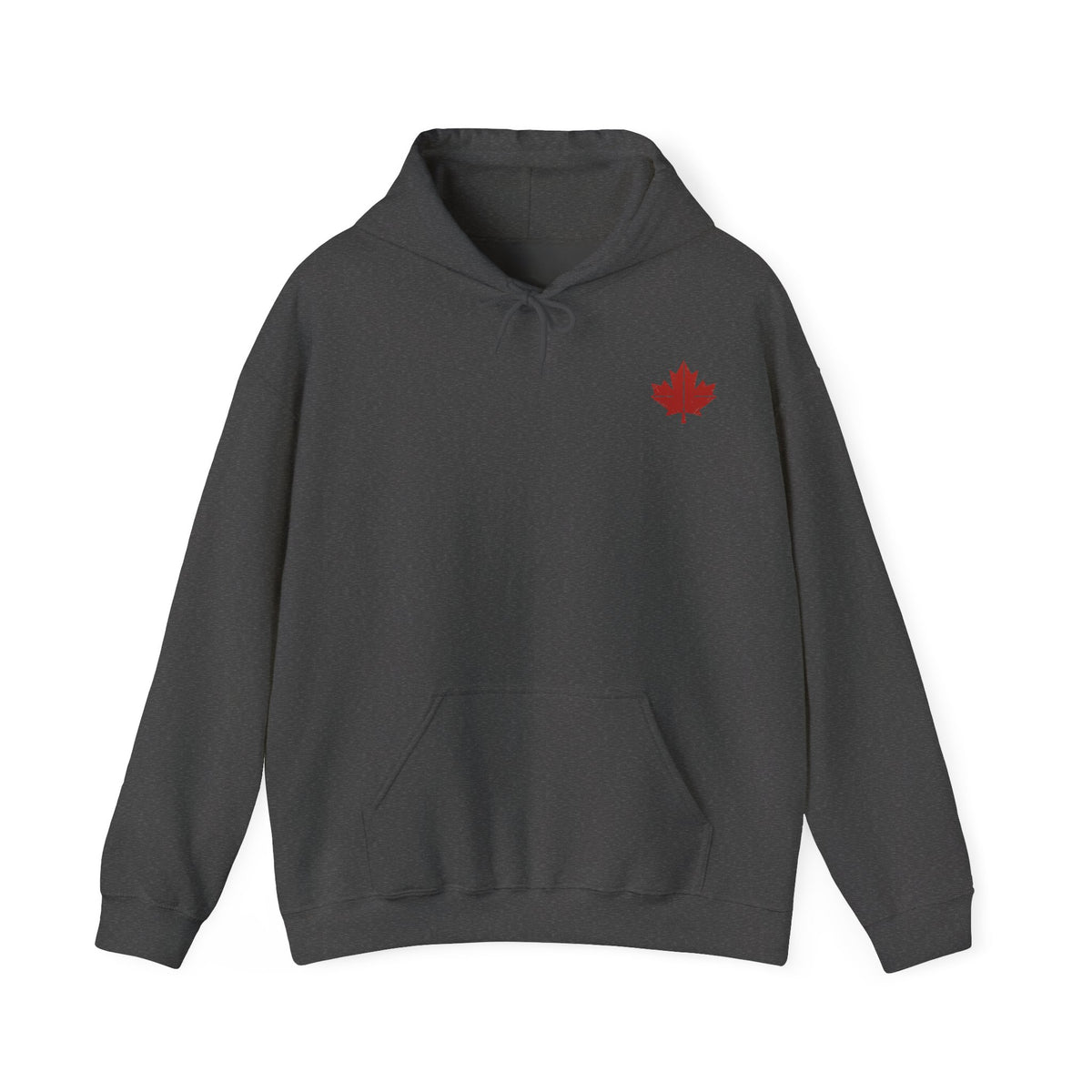 HOLDTHE49 Vintage Military Stencil Hoodie in Dark Heather