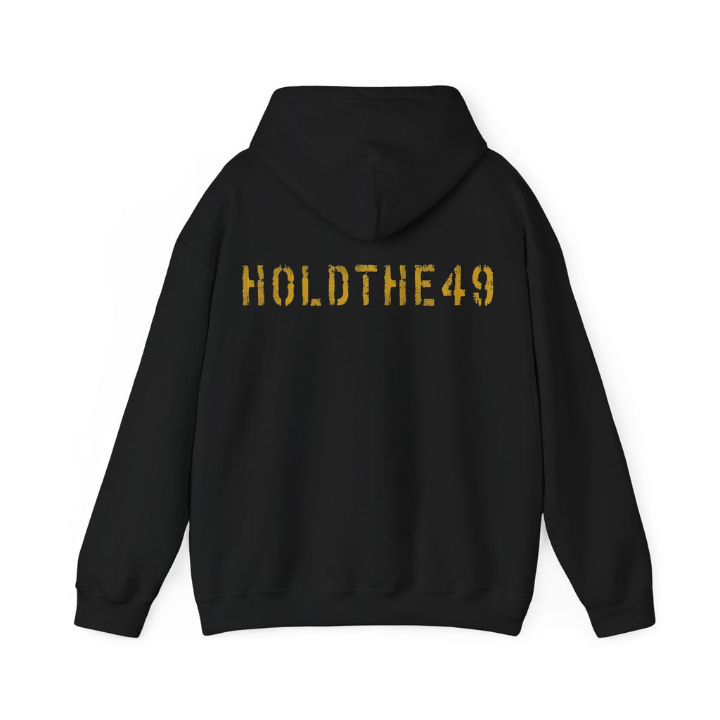 HOLDTHE49 Vintage Military Stencil Hoodie, alternate view