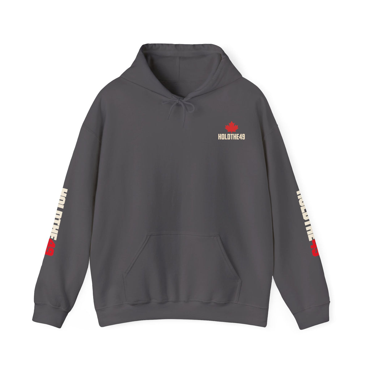 HOLDTHE49 Angry Beaver Full Print Hoodie in Charcoal