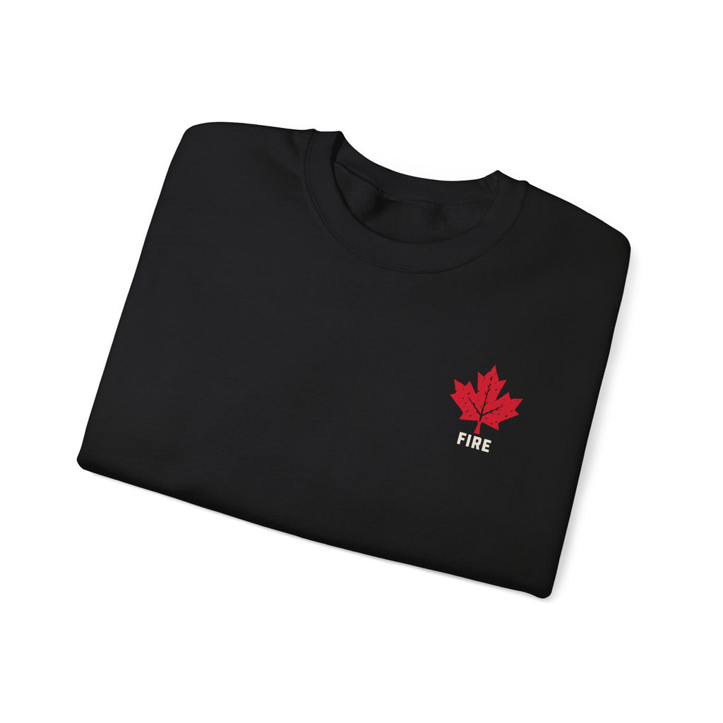 HOLDTHE49 Services Fire Full Print Crewneck, alternate view