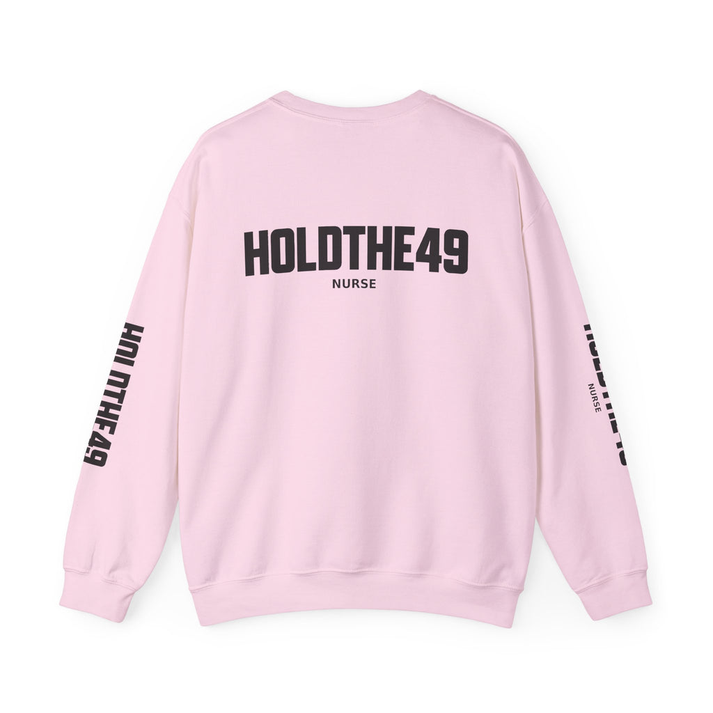 HOLDTHE49 Services Nurse Full Print Crewneck, alternate view