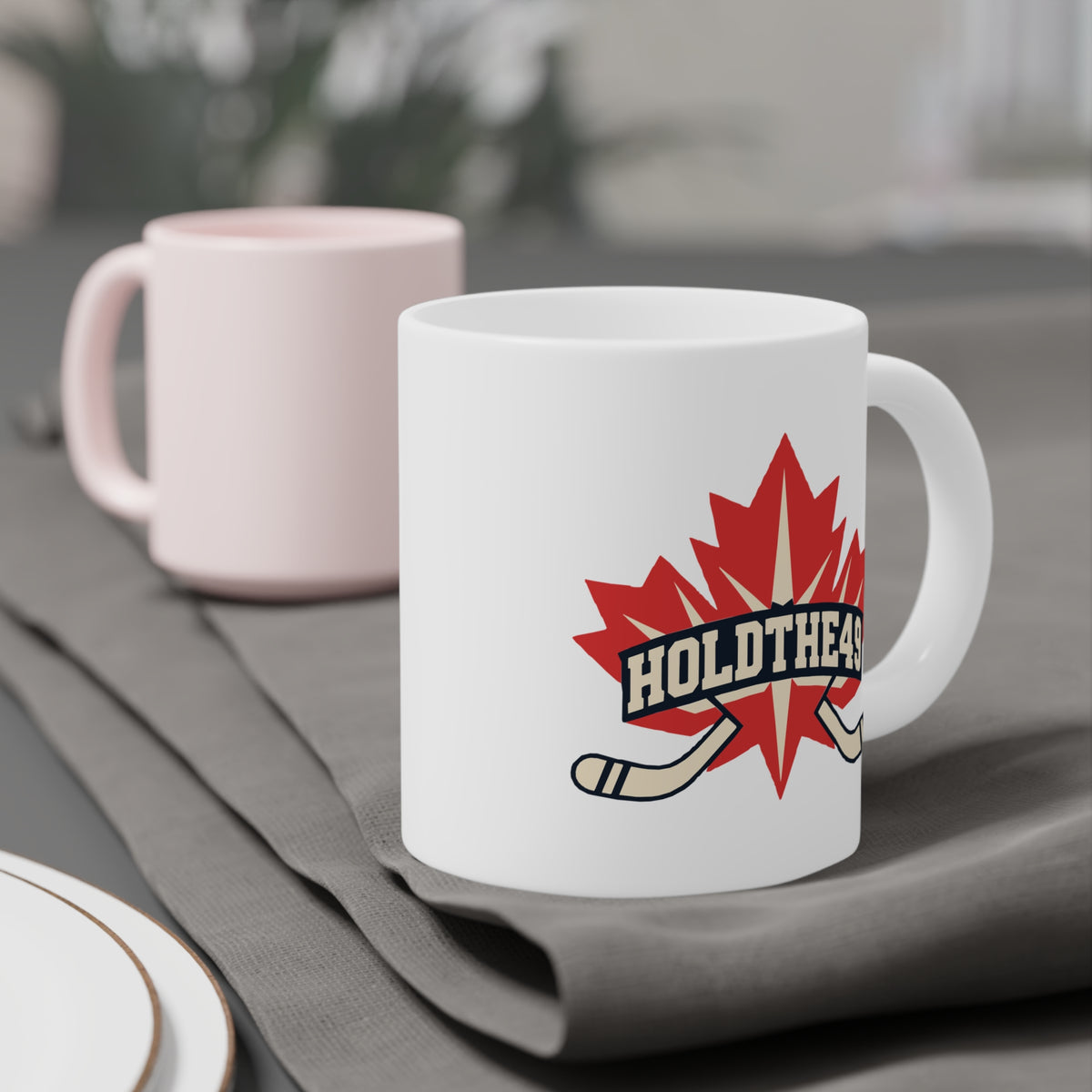 HOLDTHE49 Lifestyle Hockey Ceramic Mug, alternate view