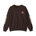 HOLDTHE49 Hockey Full Print Crewneck in Dark Chocolate