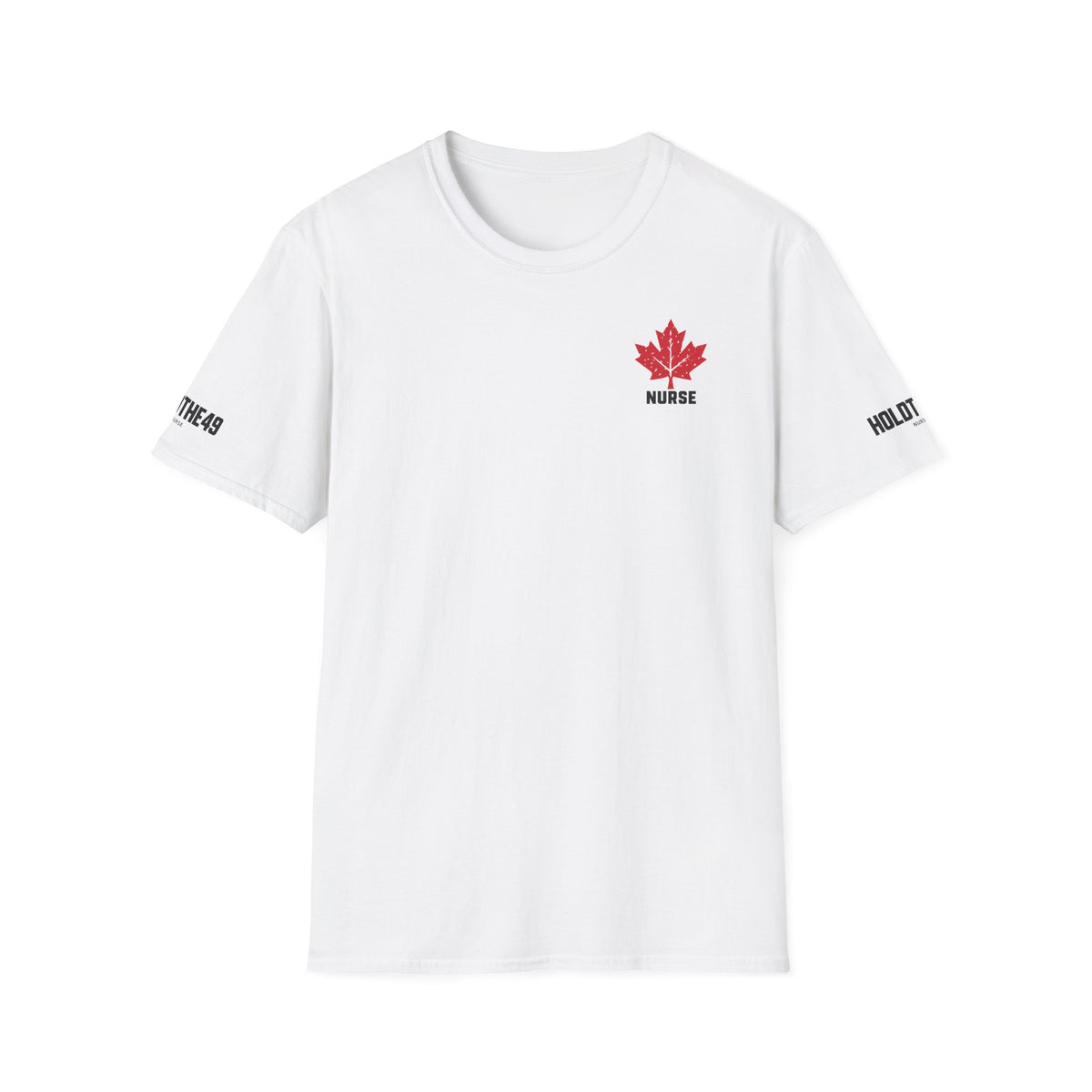 HOLDTHE49 Services Nurse Full Print Tee in White