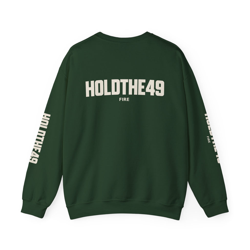 HOLDTHE49 Services Fire Full Print Crewneck, alternate view