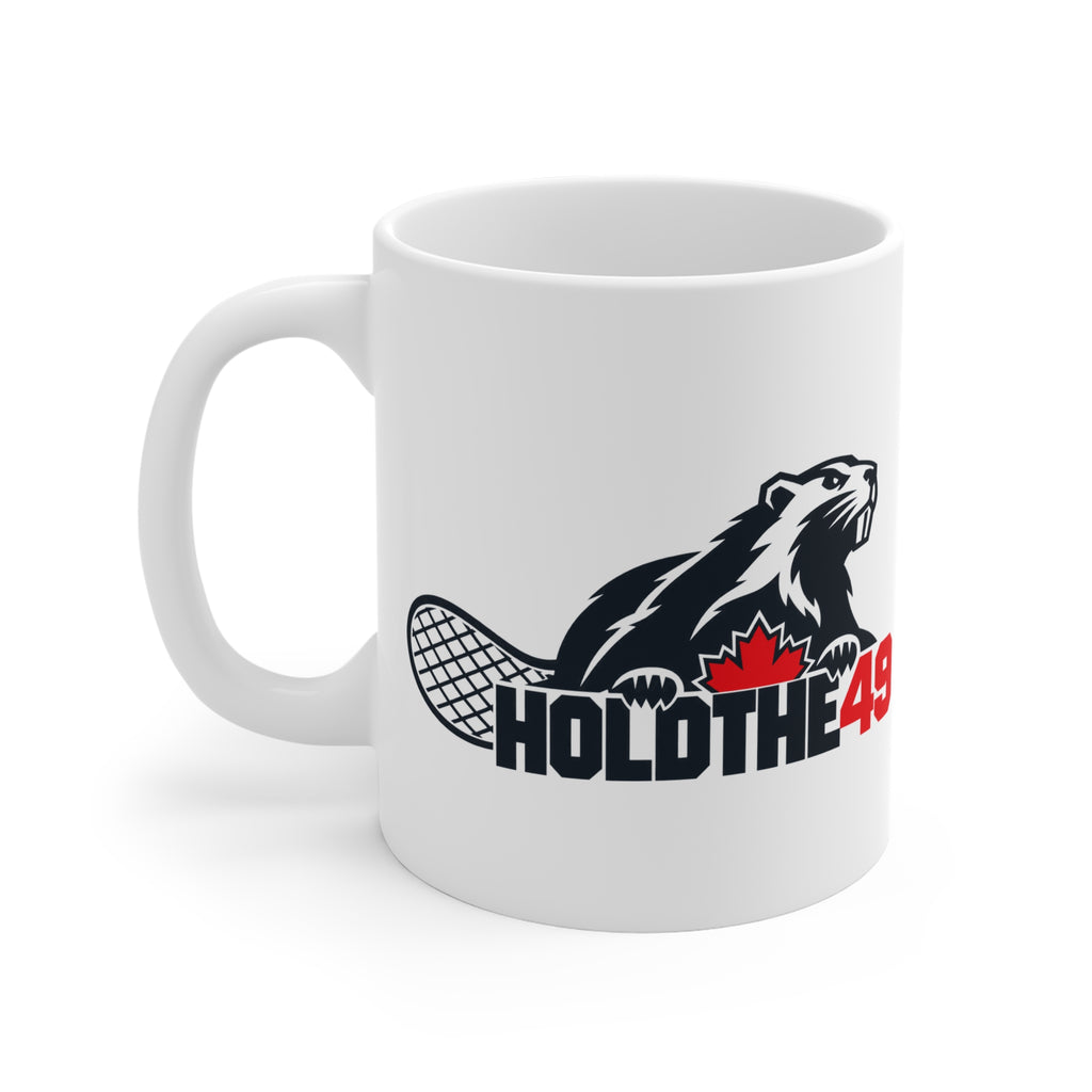 HOLDTHE49 Lifestyle Angry Beaver Ceramic Mug, 11 oz