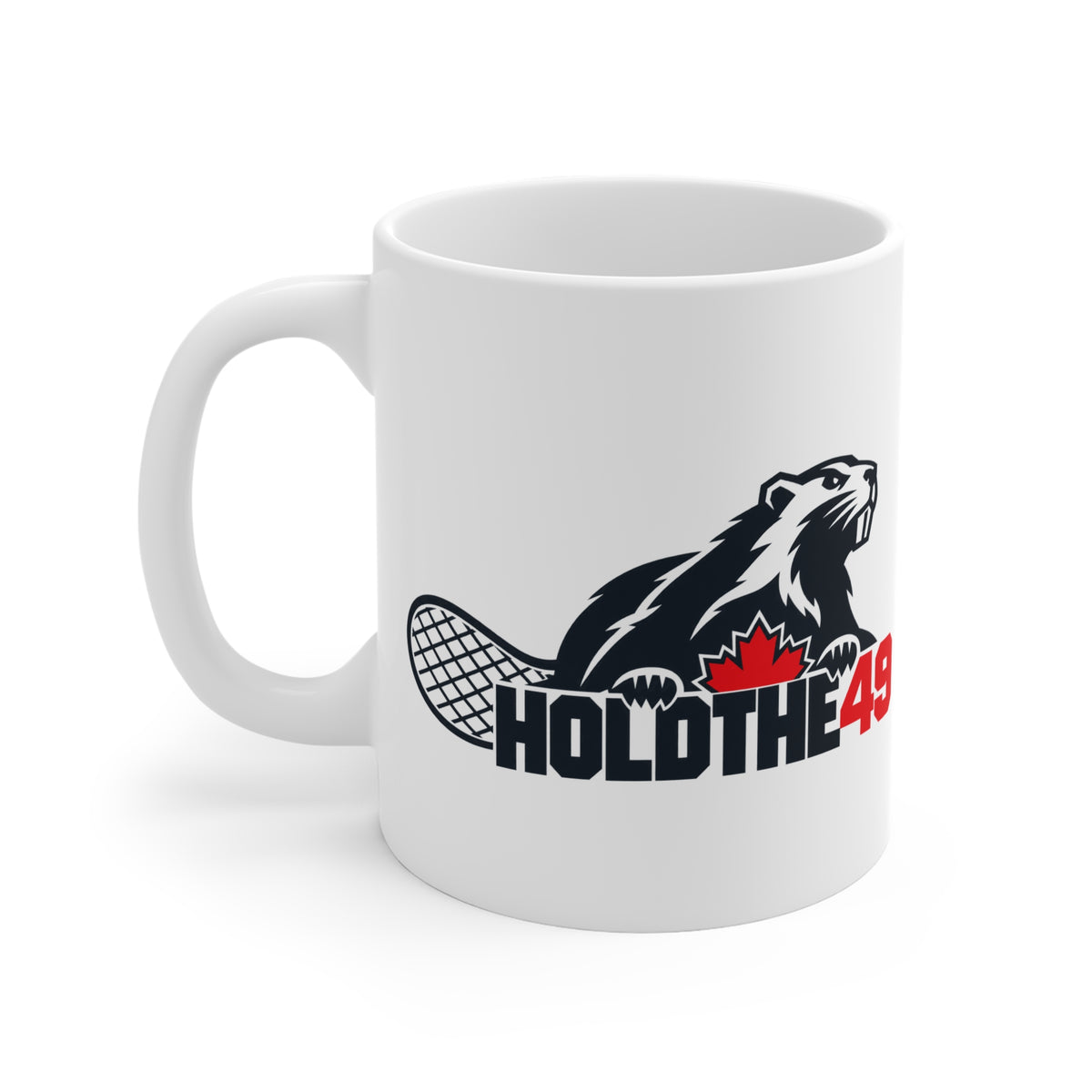 HOLDTHE49 Lifestyle Angry Beaver Ceramic Mug, 11 oz