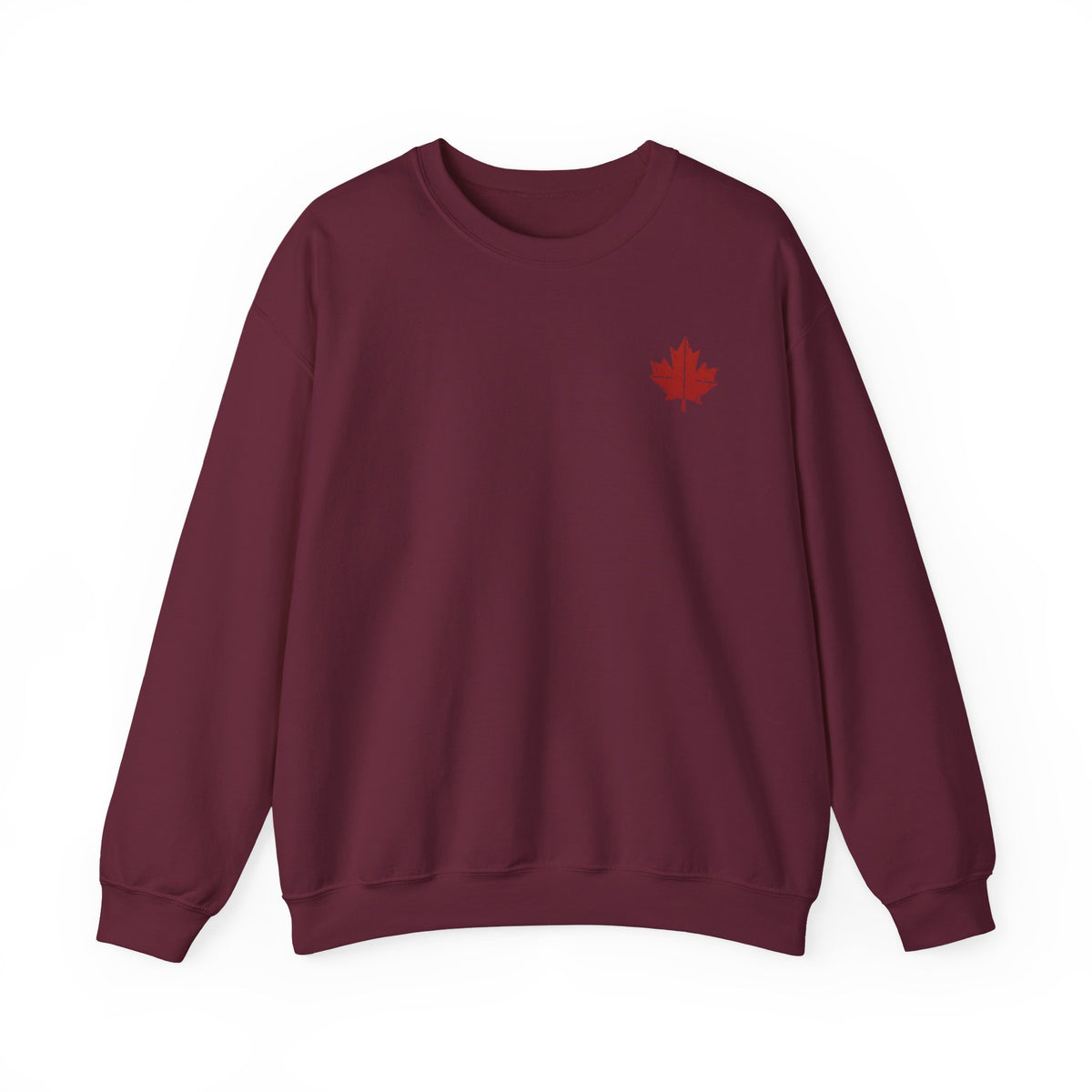 HOLDTHE49 Vintage Military Stencil Crewneck in Maroon