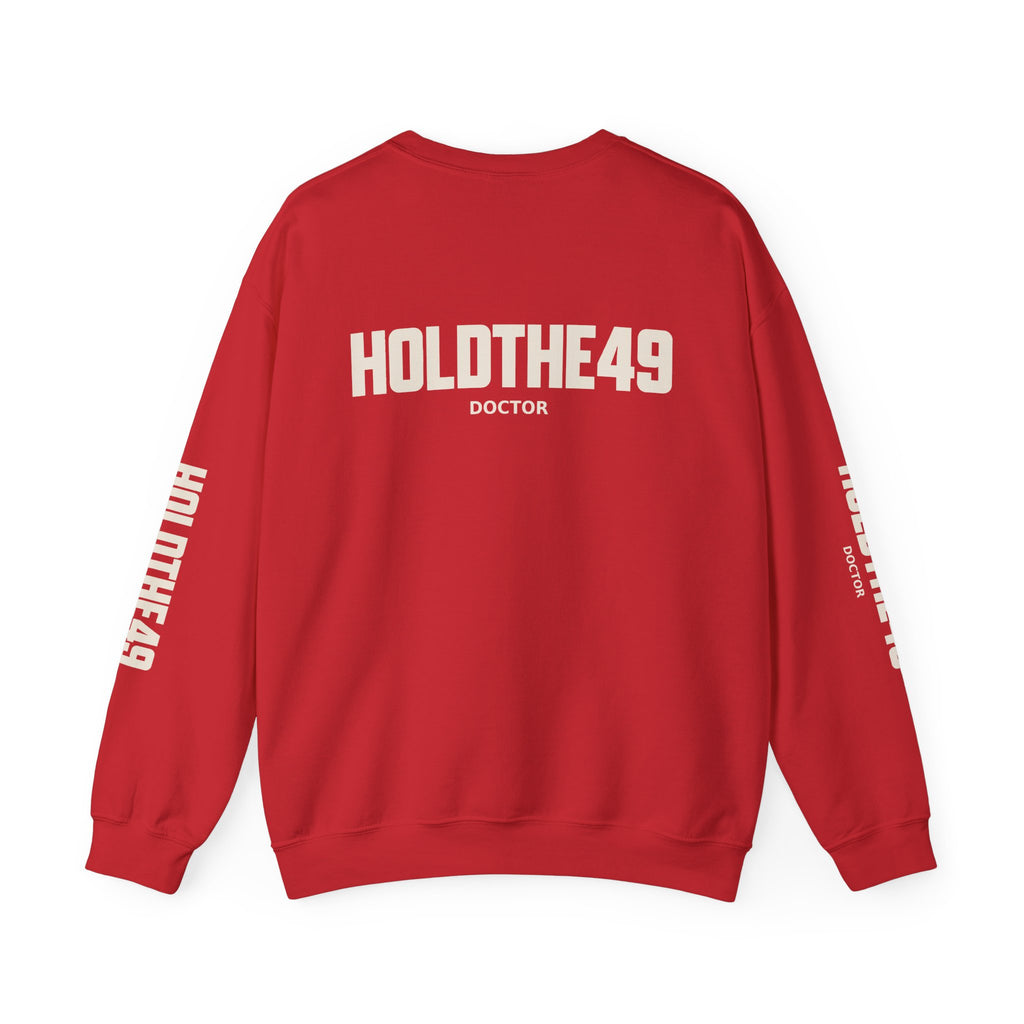 HOLDTHE49 Services Doctor Full Print Crewneck, alternate view