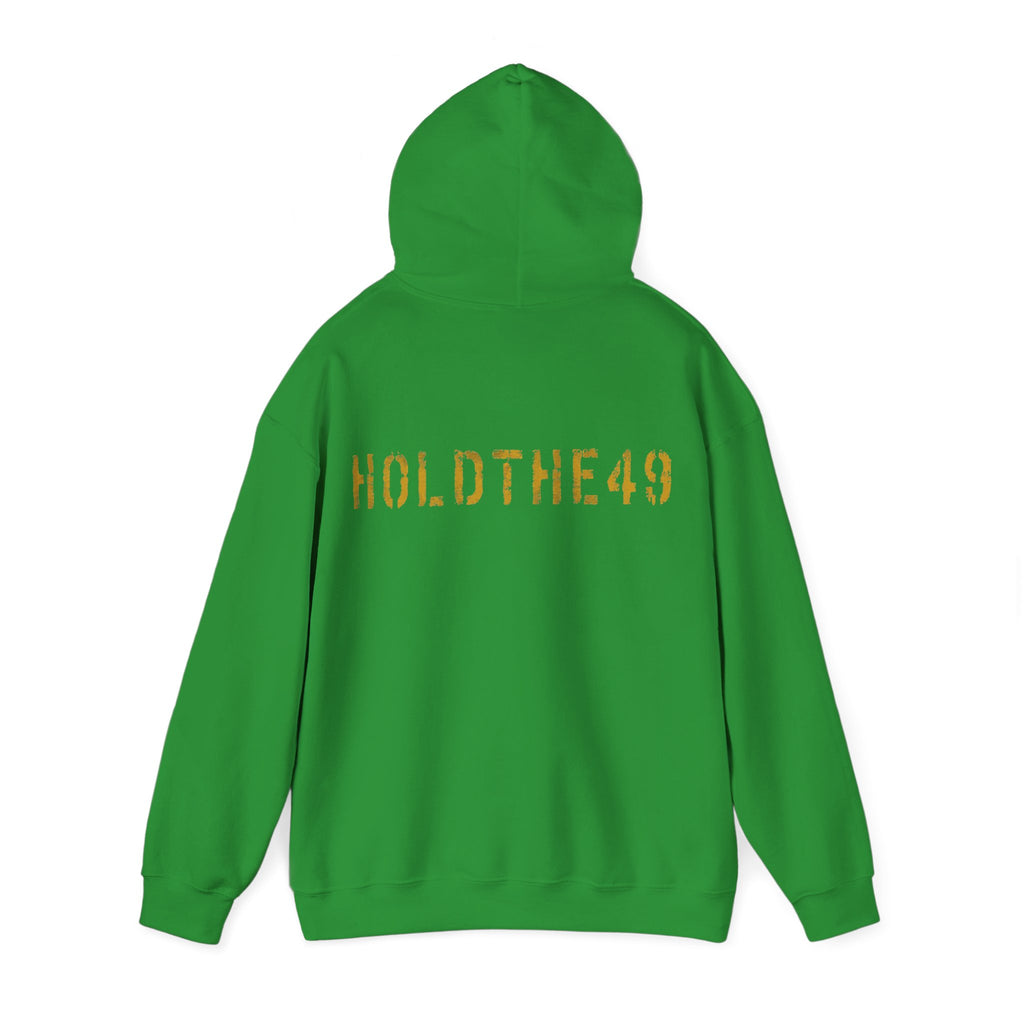 HOLDTHE49 Vintage Military Stencil Hoodie, alternate view