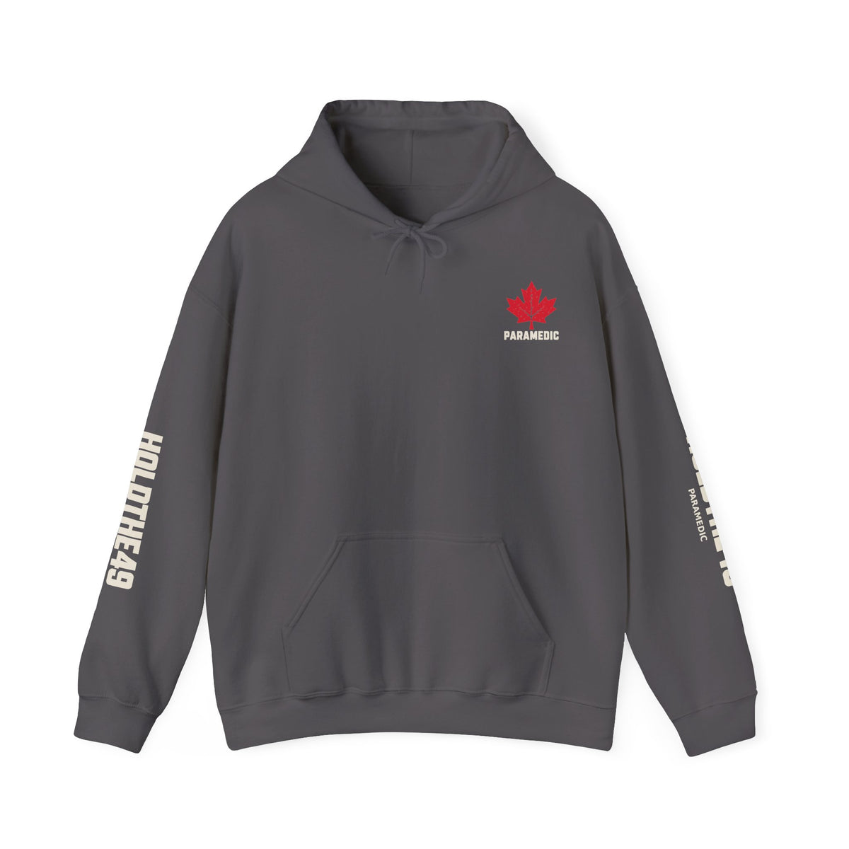 HOLDTHE49 Services Paramedic Full Print Hoodie in Charcoal