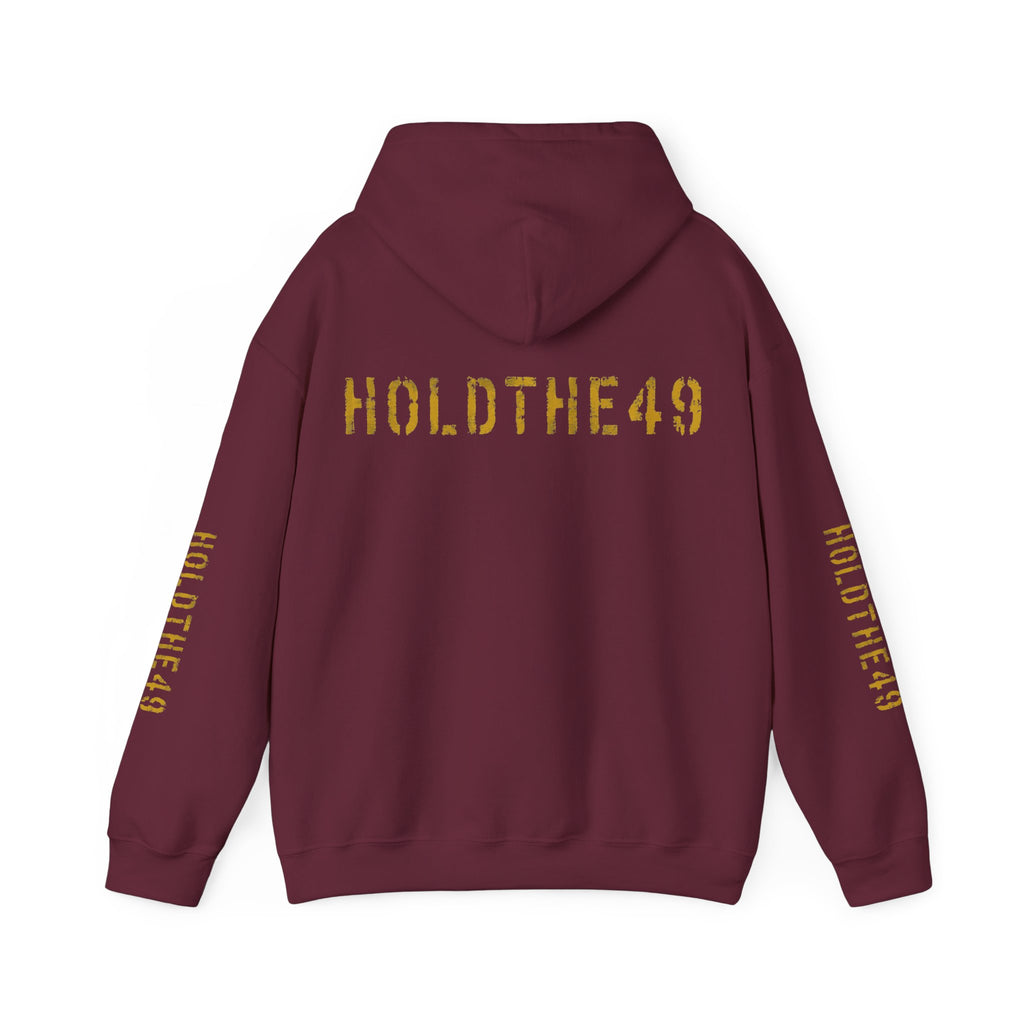 HOLDTHE49 Vintage Military Stencil Hoodie Full Print, alternate view