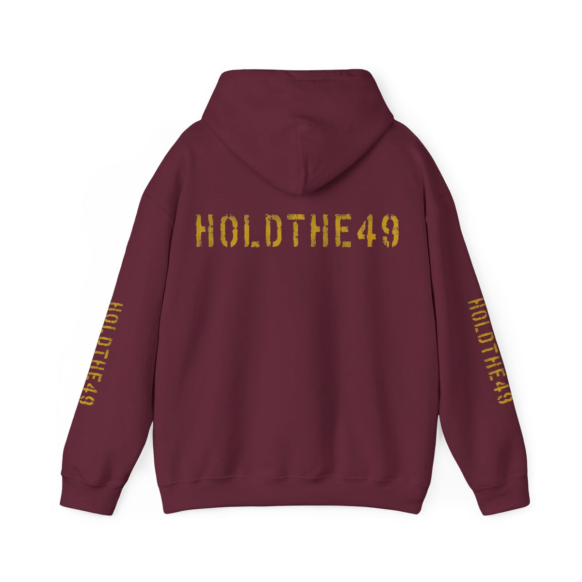 HOLDTHE49 Vintage Military Stencil Hoodie Full Print, alternate view
