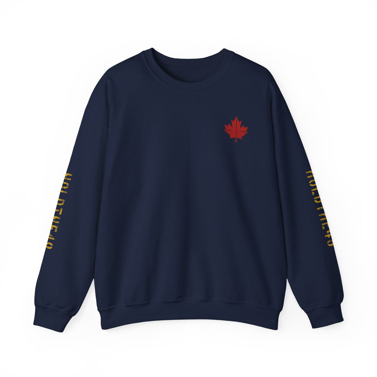 HOLDTHE49 Vintage Military Stencil Crewneck Full Print in Navy