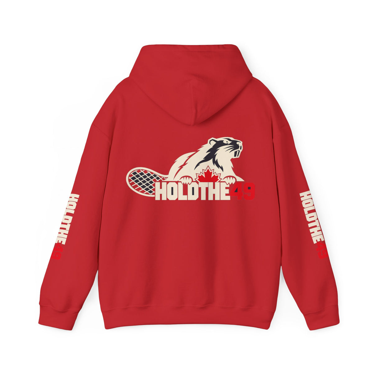HOLDTHE49 Angry Beaver Full Print Hoodie, alternate view