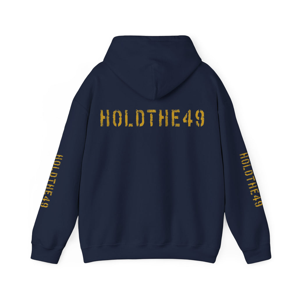 HOLDTHE49 Vintage Military Stencil Hoodie Full Print, alternate view
