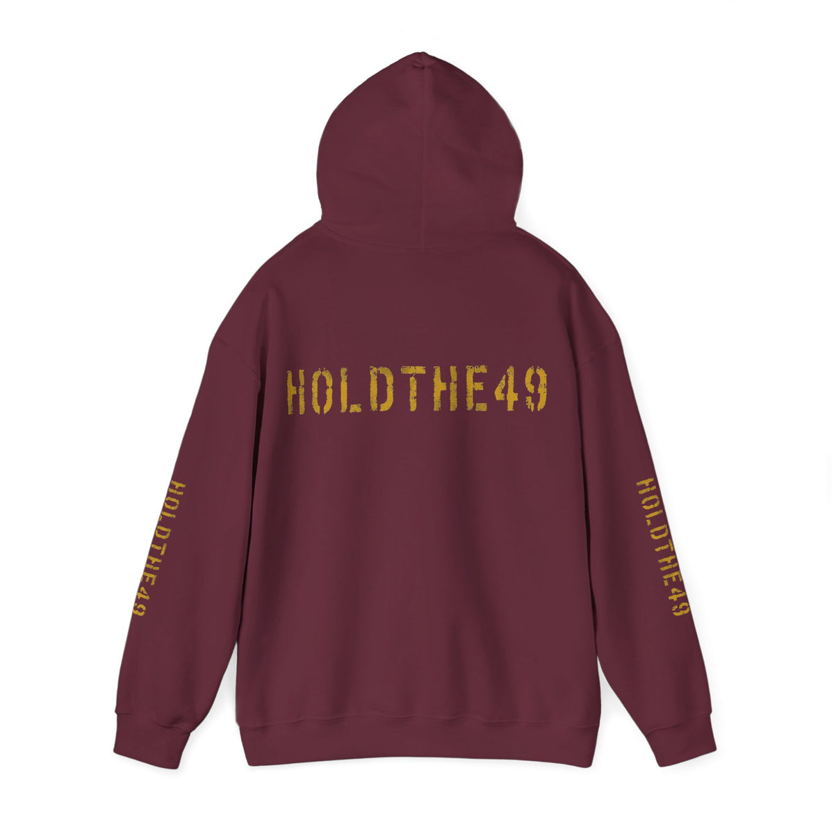 HOLDTHE49 Vintage Military Stencil Hoodie Full Print, alternate view