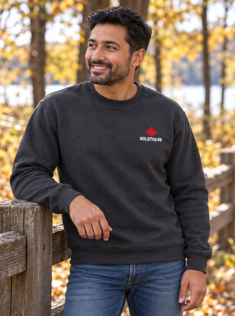 HOLDTHE49 Angry Beaver Crewneck, front view